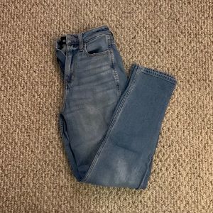 Straight leg mom jeans